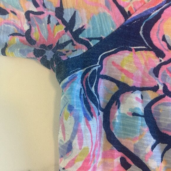 Lilly Pulitzer Del Lago Romper‎ Nauti Navy Boho Bateau Size M Resortwear Beach - Picture 11 of 13